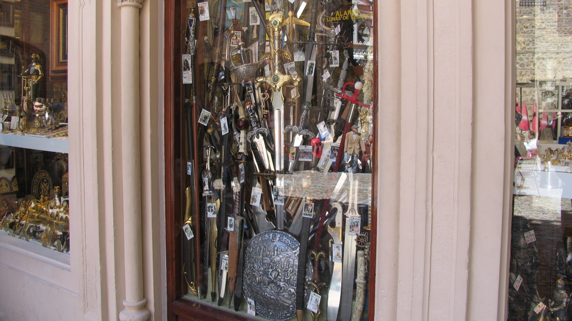 Window shopping in Toledo
