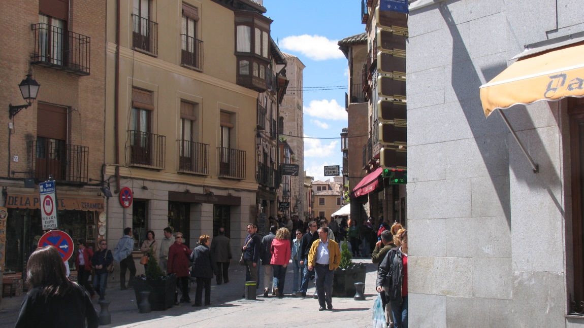 Walking around Toledo