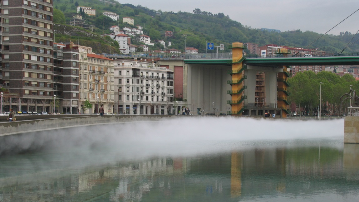 Fog on the Bilbao River