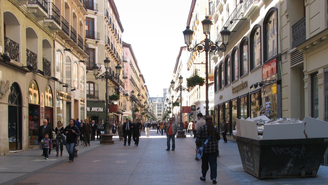 Calle de Alfonso in Zaragoza
