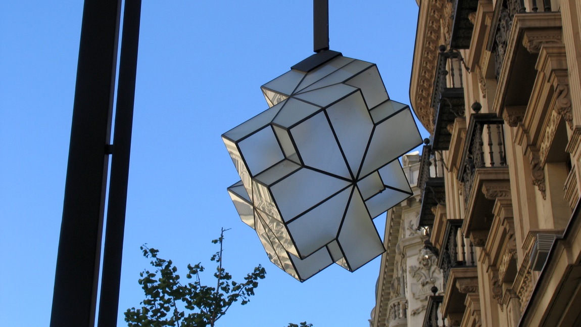 Unusual light fixture