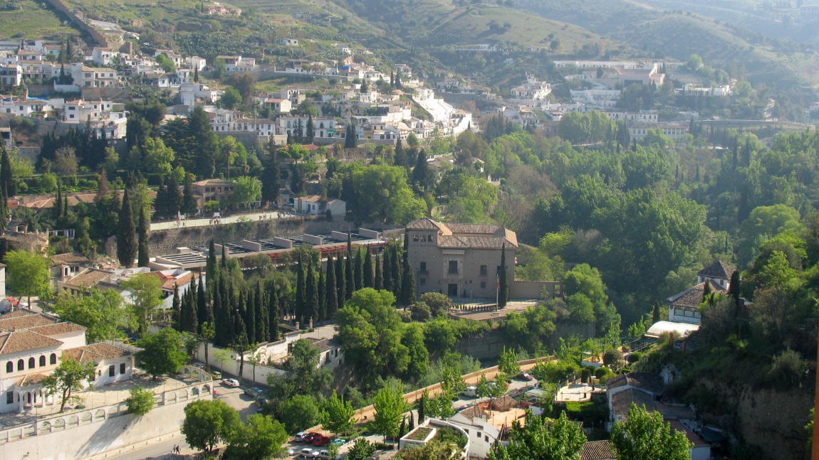 Looking out from La Alhambra