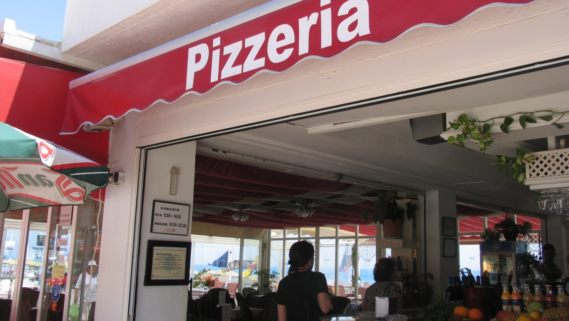 Our lunch stop in Torremolinos