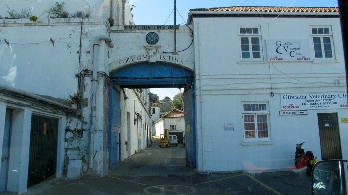 Driving into Gibraltar