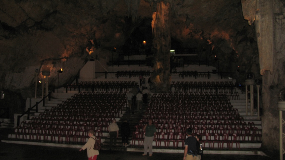 Cathedral Cave auditorium
