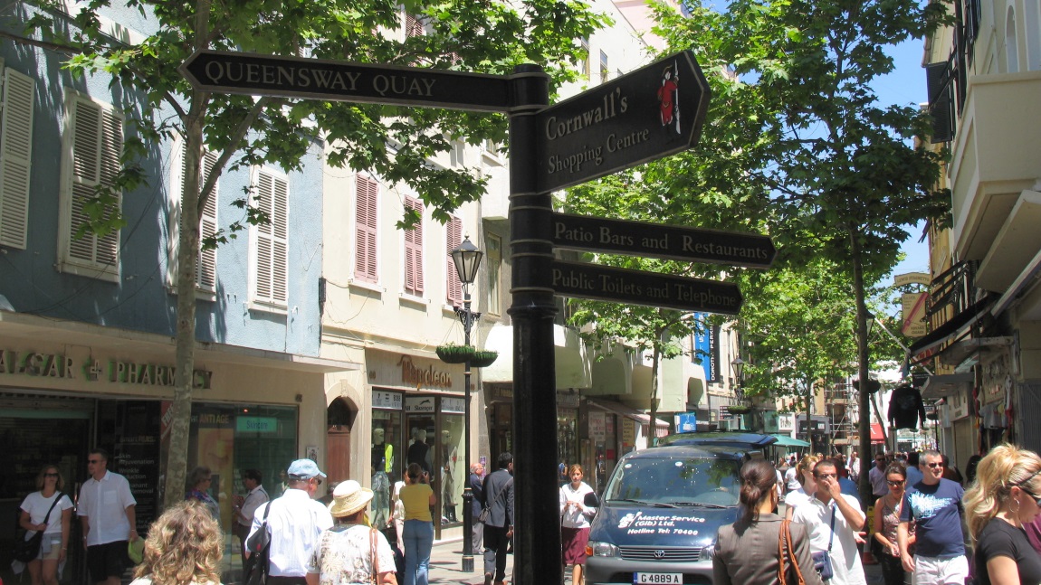 Walking down Main Street