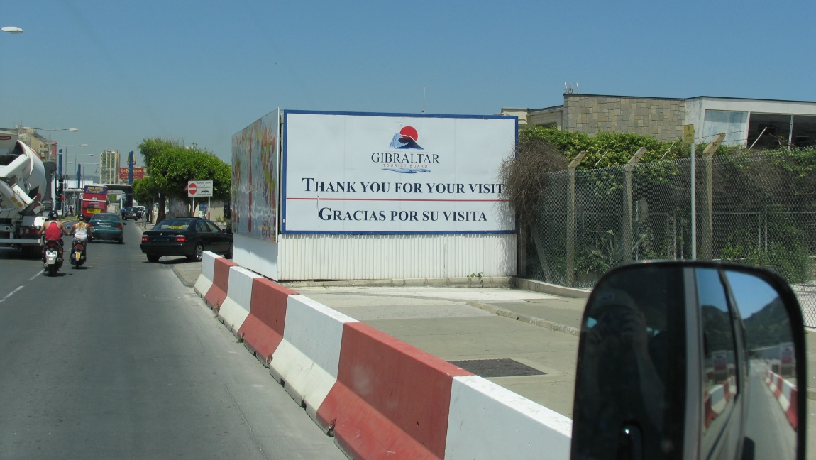 Returning to Spain from Gibraltar