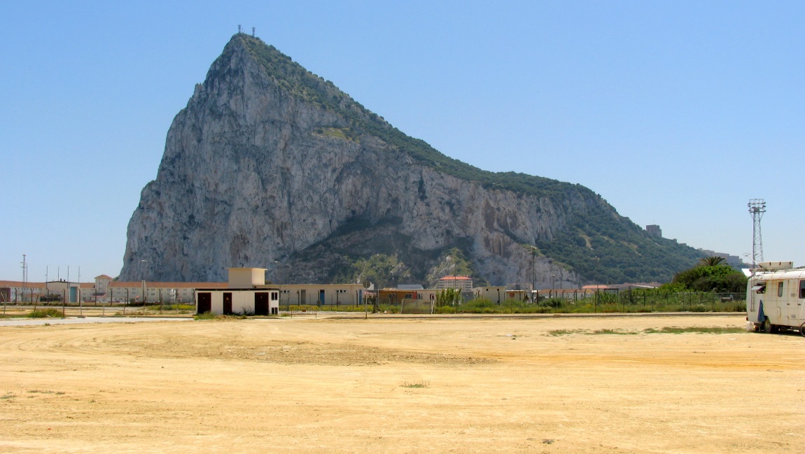 Classic view of the Rock of Gibraltar