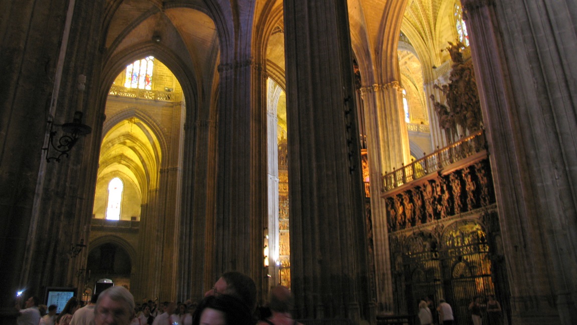 Inside the Cathedral of Seville