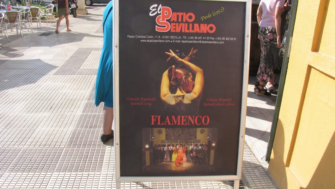 Arrival at El Patio Sevillano