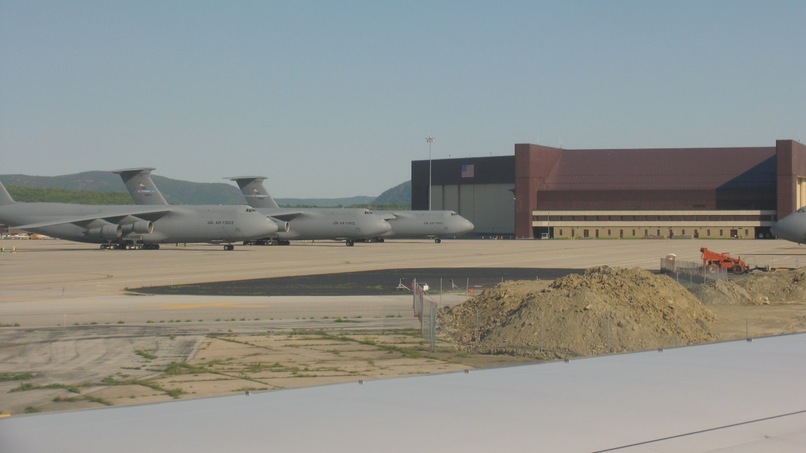 Refueling stop at Stewart Air Force Base