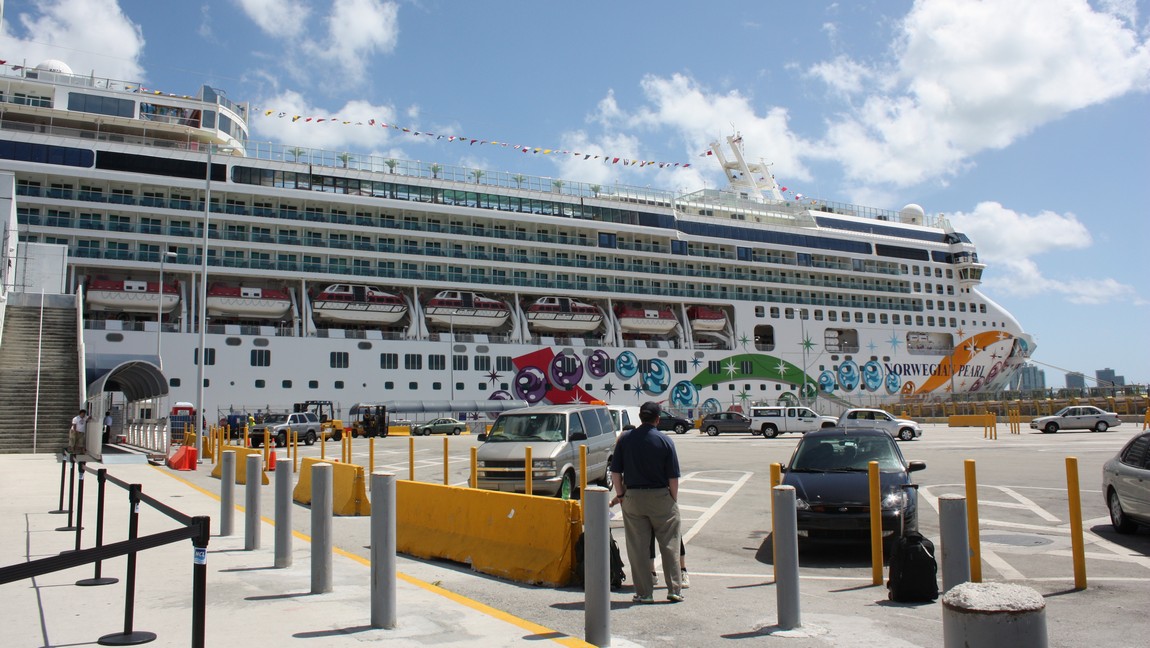 Waiting to board