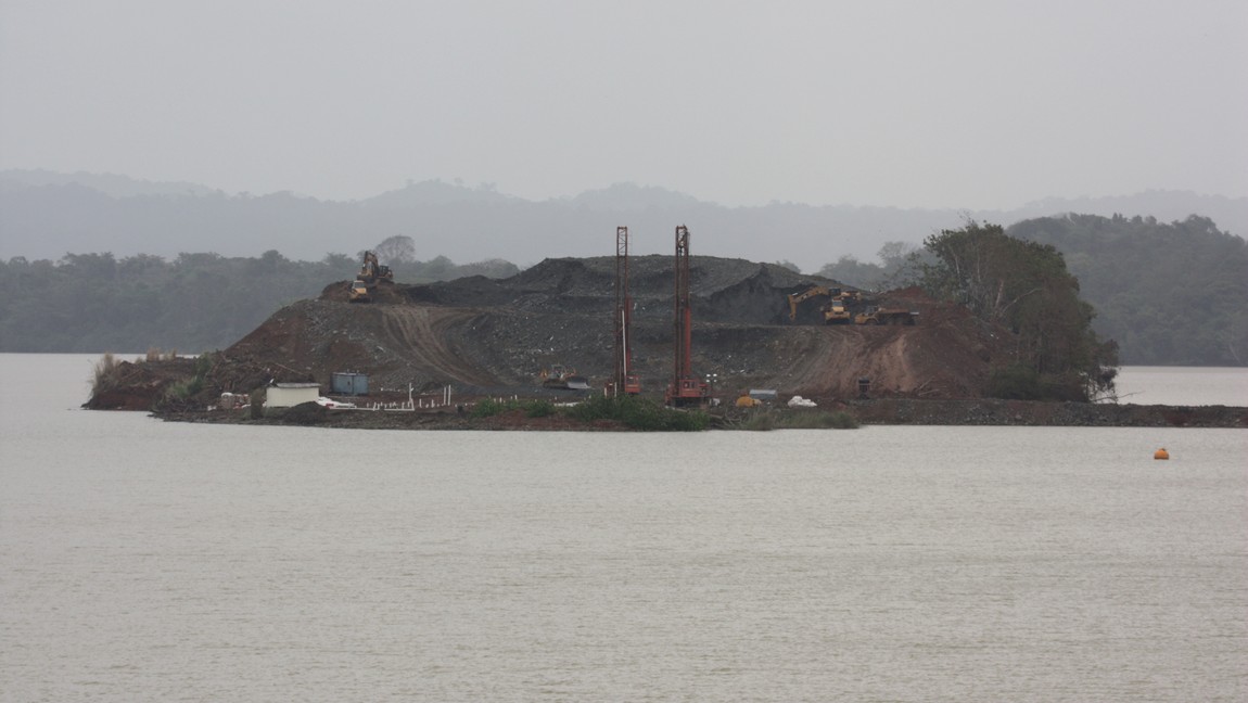 Quarry in Gatun Lake