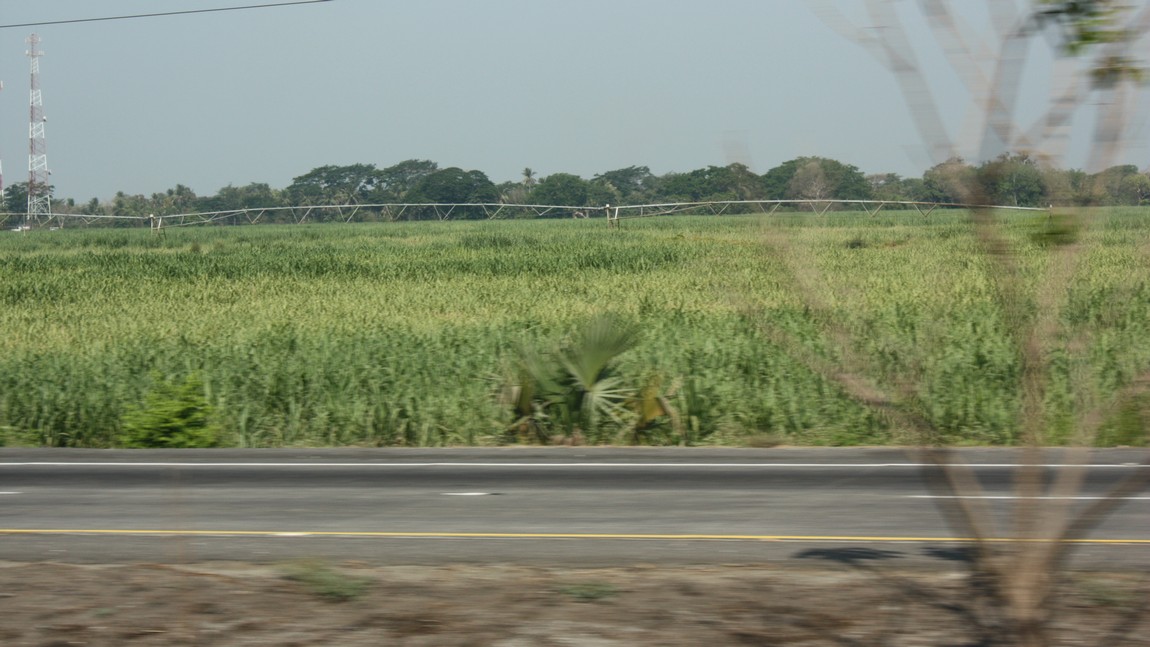 Passing a large farm