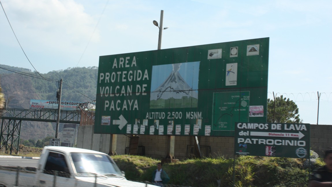 Signage for our destination