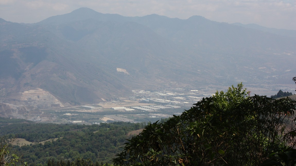 Town at the base of Pacaya Volcano