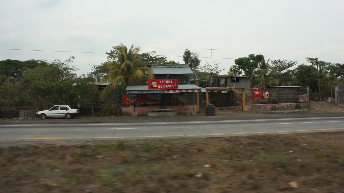 Driving back to the port