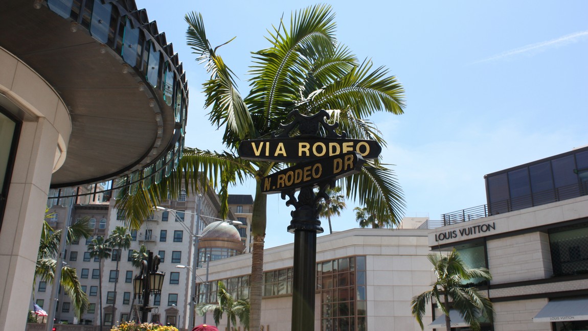 Expensive shopping area