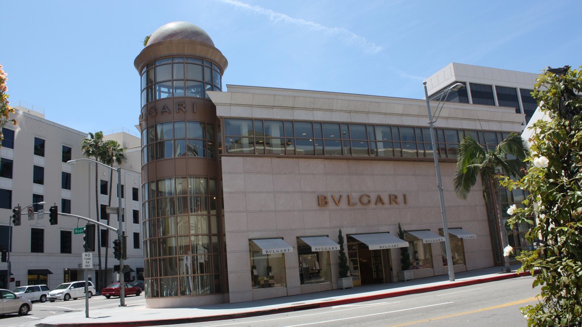 Bulgari Italian jewelry store