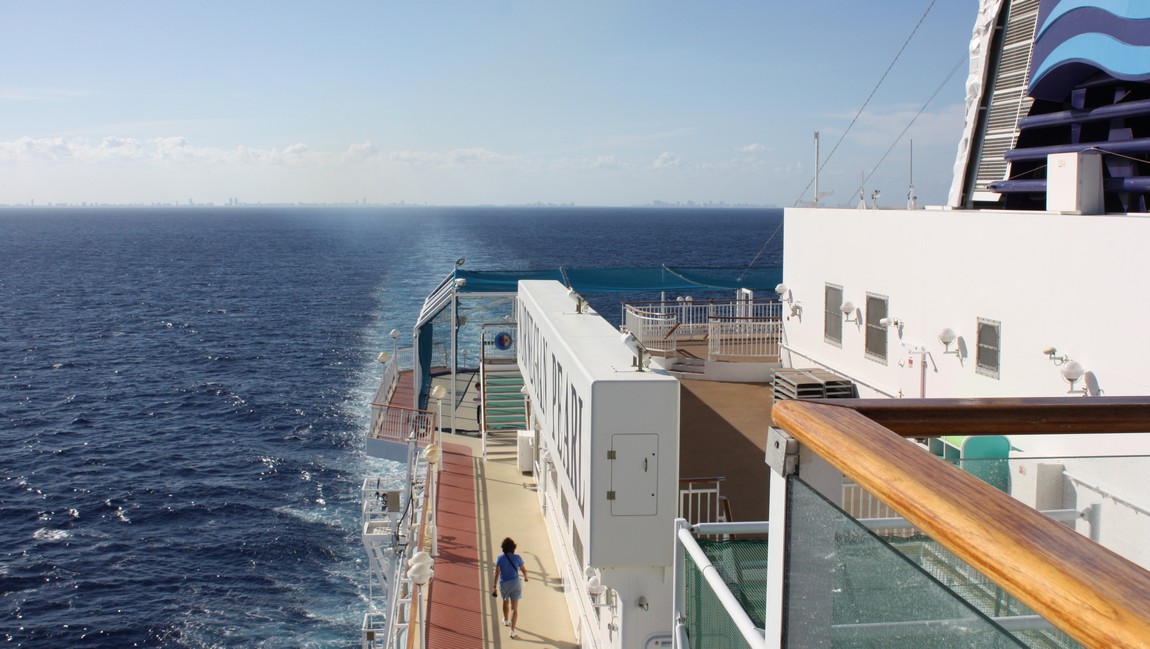 Departing the Port of Miami