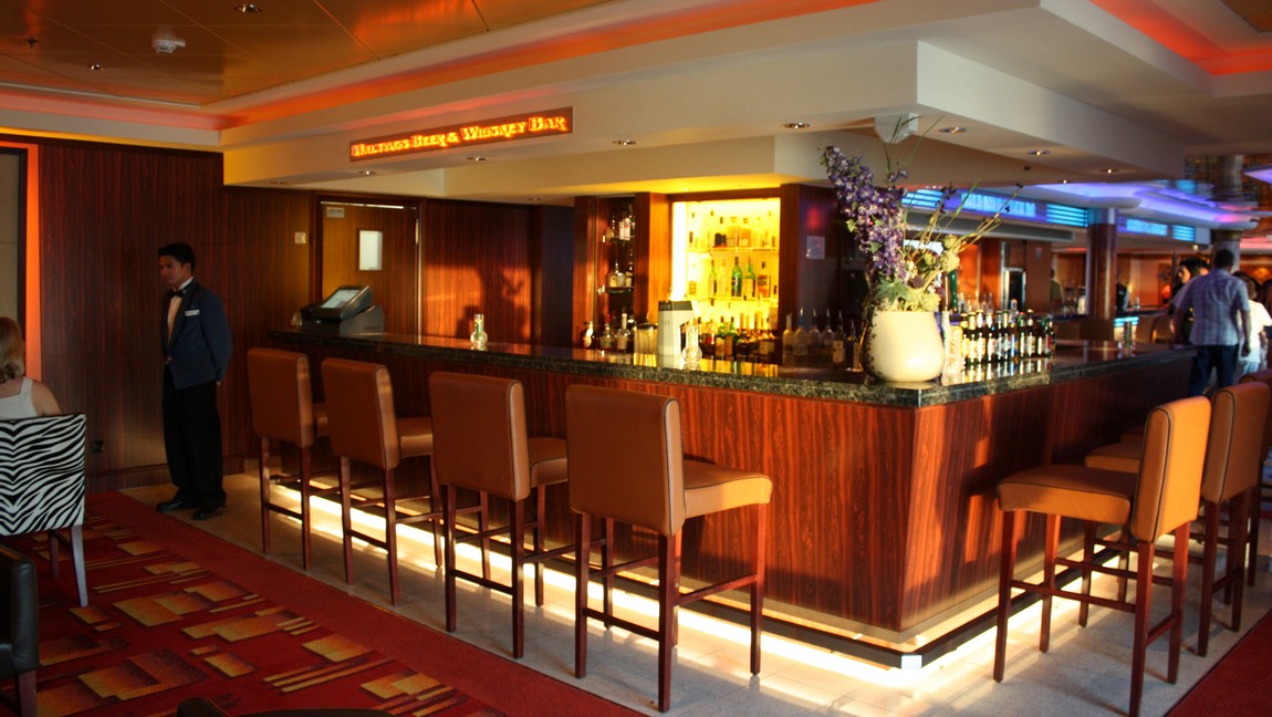 One of a number of bars