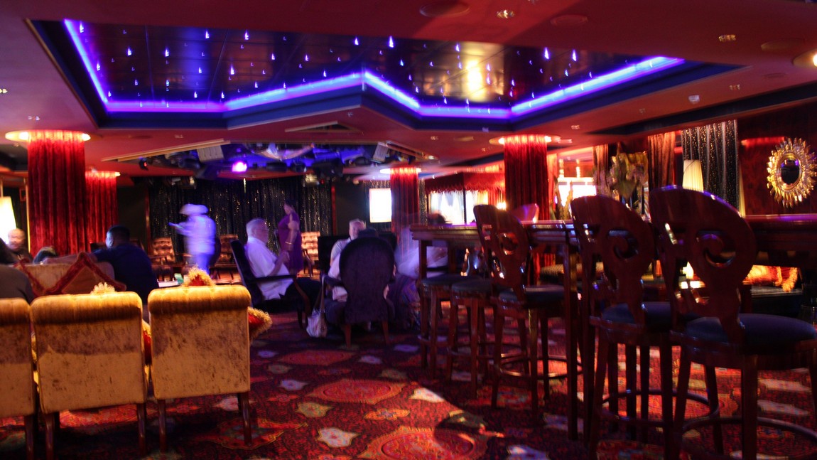 Passing through one of the lounges