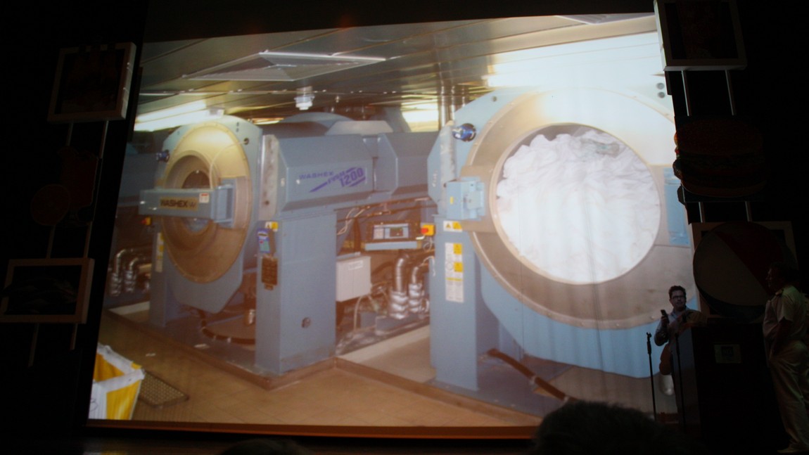 Giant laundry machines