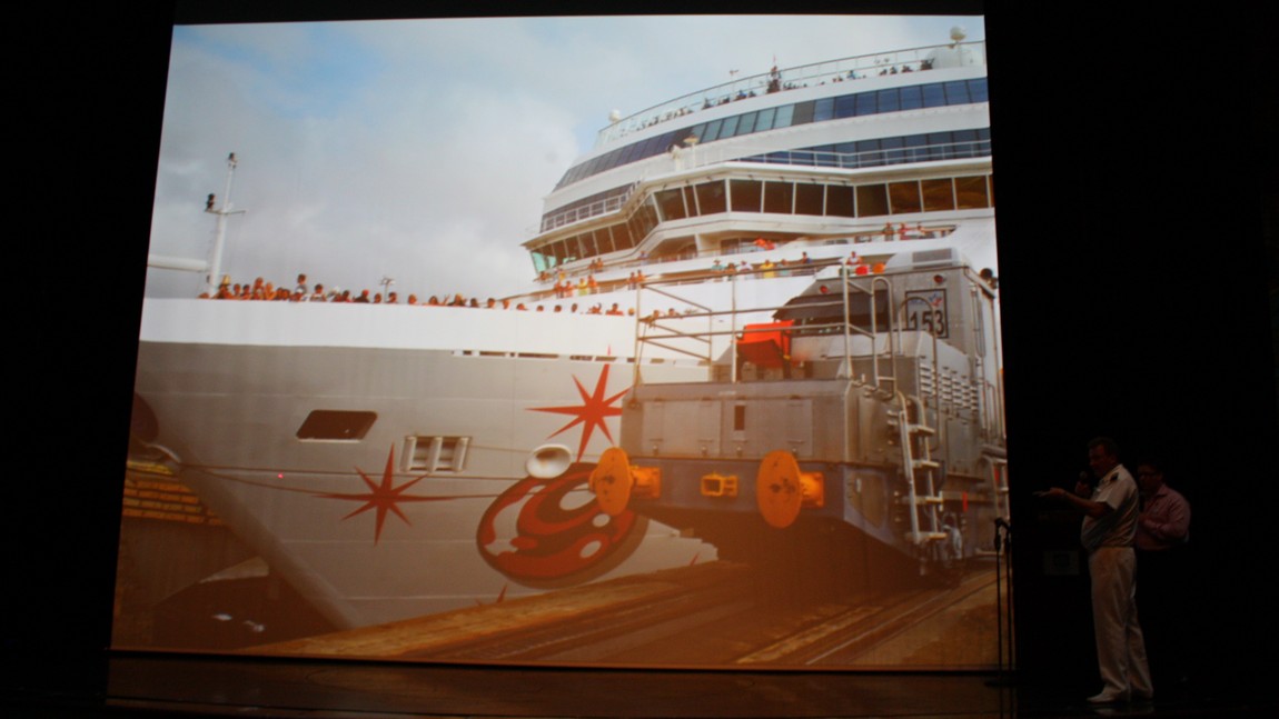 Passing through the Panama Canal