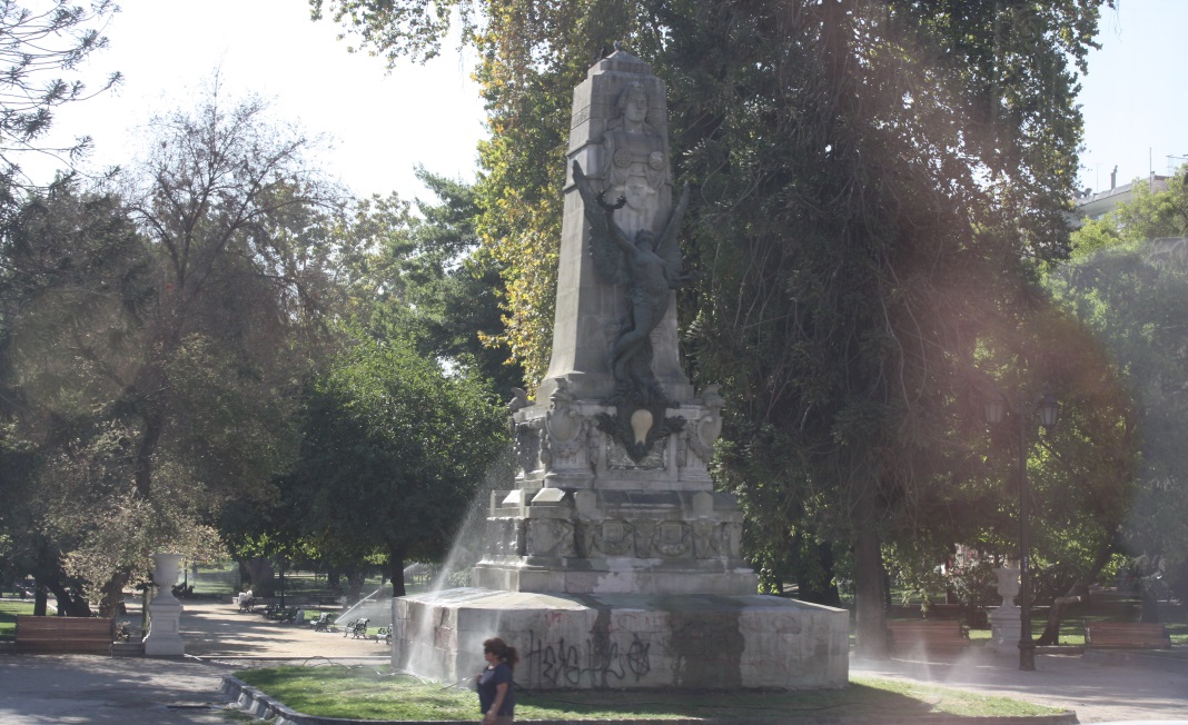 Across the street from the National Museum of Fine Arts