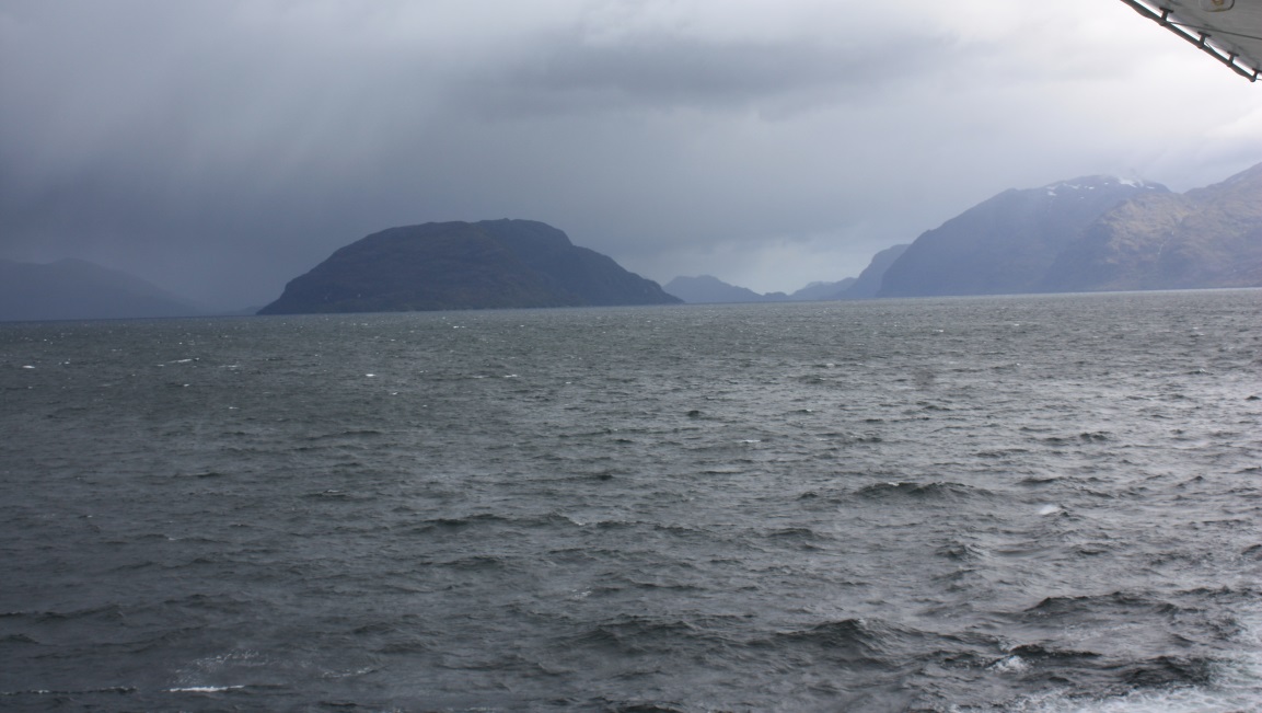 Entering the Magallanes region of Southern Chile from the North