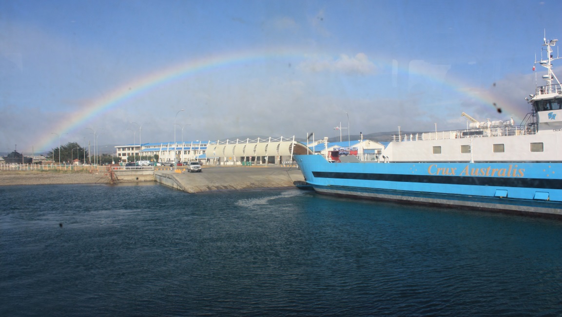 Rainbow over Punta Arenas
