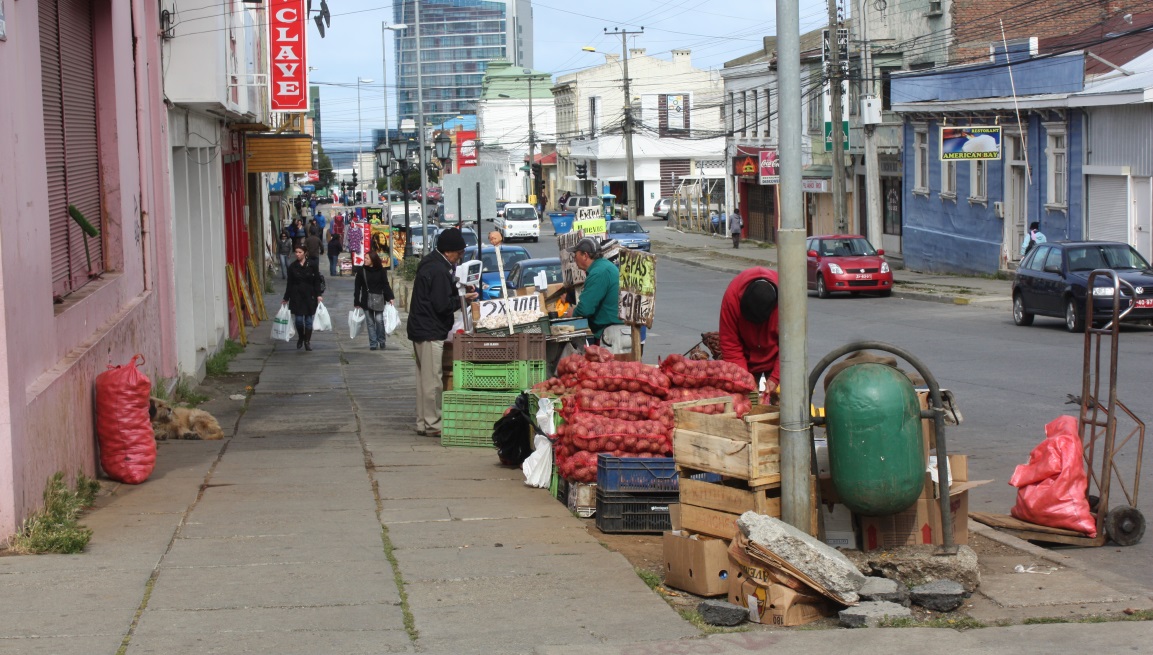 Street vegetable vendor