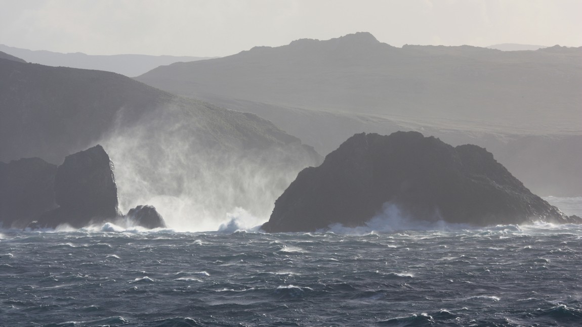 Ocean gets rather rough