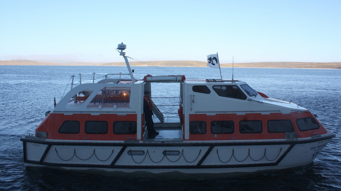 Riding the tender