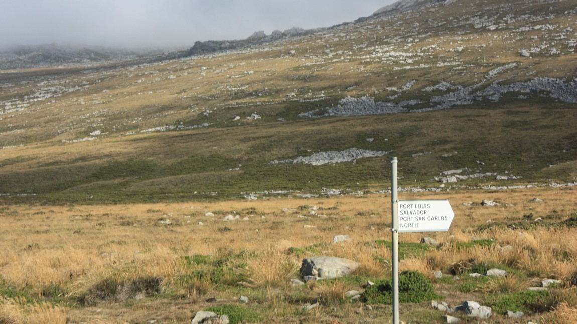 Turning north toward Estancia