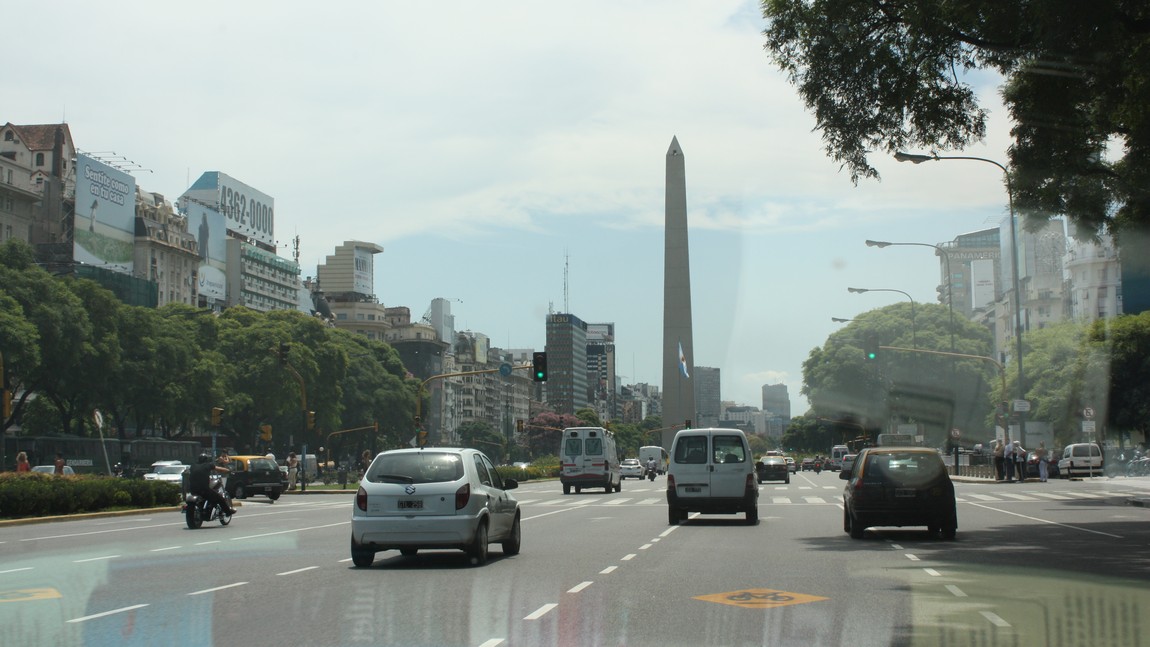 Obelisk in Plaza de la Rep�blica