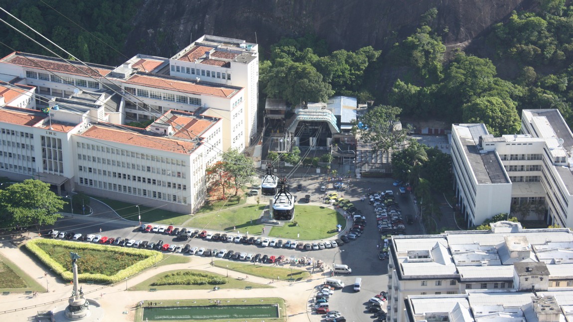 Looking toward the base station