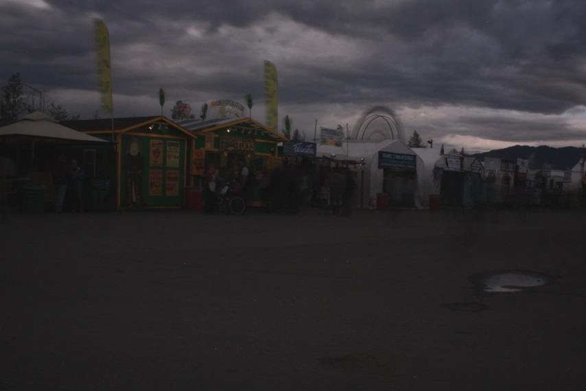 Long exposure with the neutral density filter