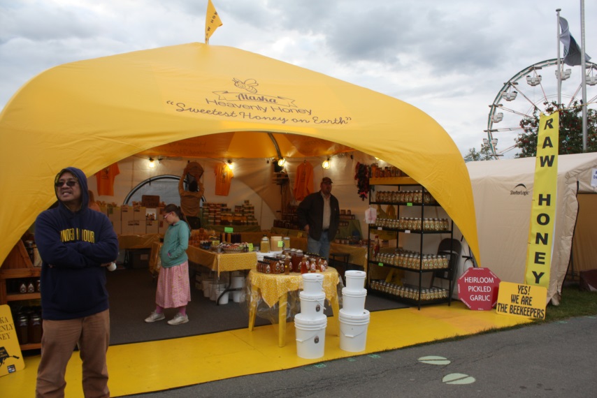 There are also locally produced food products