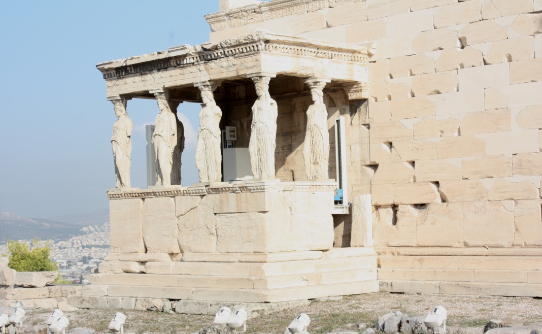 Closer view of the Porch of the Maidens