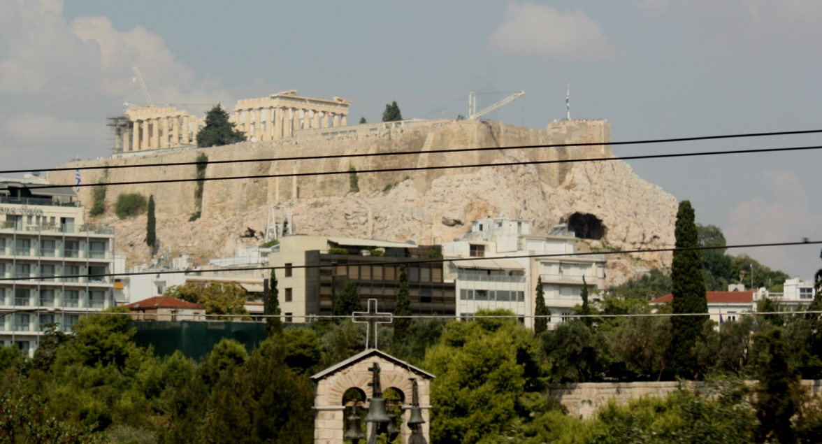The Acropolis from below