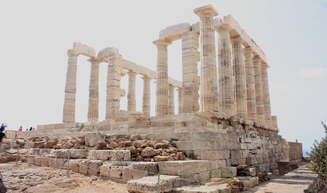 Different view of the Temple of Poseidon