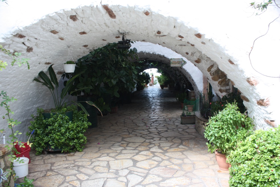 Strolling around the Palaiokastritsa Monastary