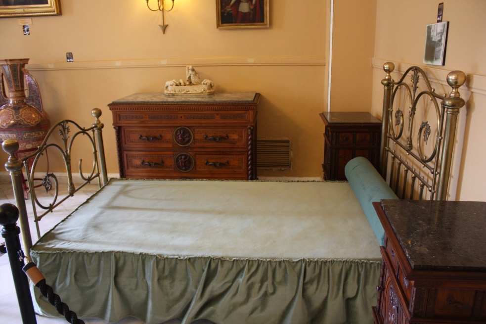 Bedroom in the Achilleion Museum