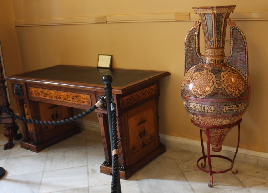 Furniture in the Achilleion Museum