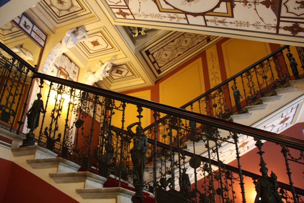 Staircase in the Achilleion Museum