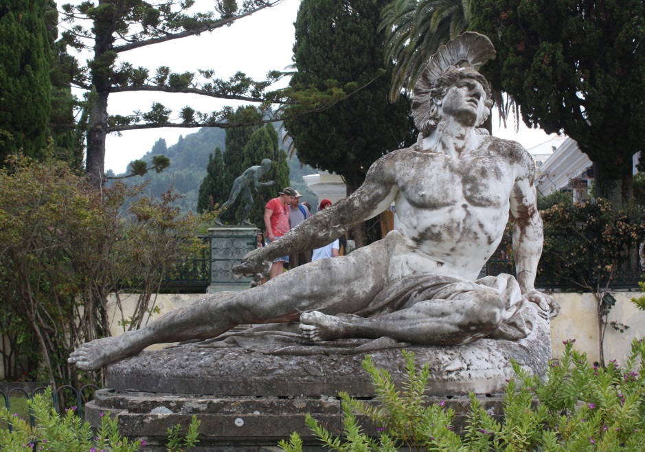 Dying Achilles sculpture