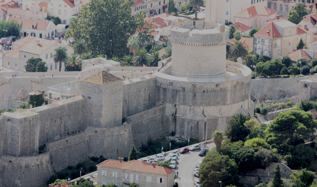 Massive walls surround the Old Town