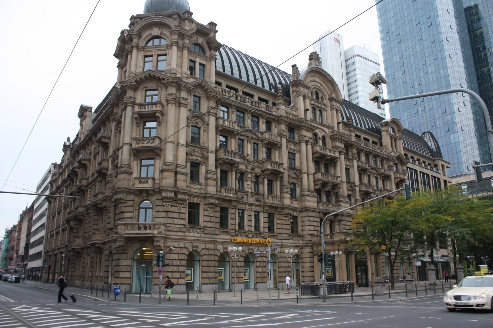 The spectacular Commerzbank building
