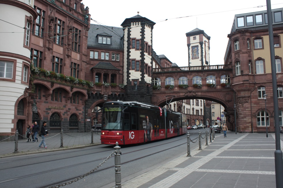 The U-Bahn at Romerberg Plaza